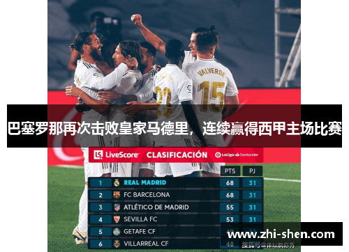 巴塞罗那再次击败皇家马德里，连续赢得西甲主场比赛